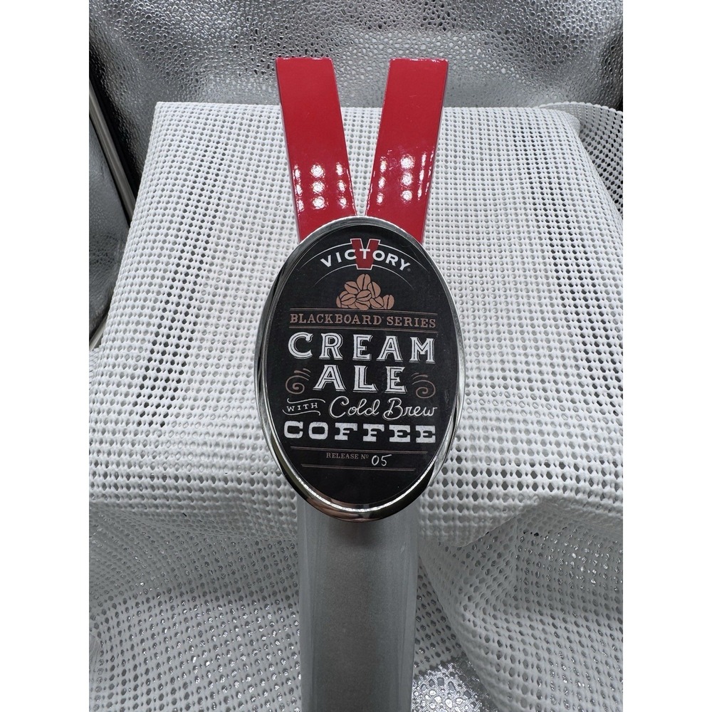 Victory Cream Ale Cold Brew Coffee Beer Tap Handle Blackboard Series Release 05